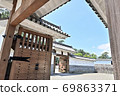 The door of the horse gate in Odawara Castle 69863371