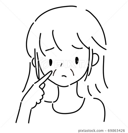 脊柱受苦的婦女 脊柱受苦的婦女 69863426