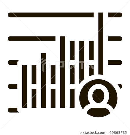 Candidate Statistics Icon Vector Glyph Illustration Candidate Statistics Icon Vector Glyph Illustration 69863785