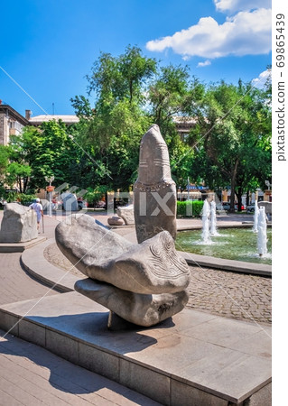 Fountain of life in Zaporozhye, Ukraine Fountain of life in Zaporozhye, Ukraine 69865439