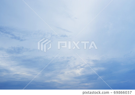 Beautiful sunset sky with clouds 69866037