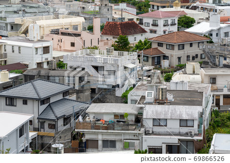 Scenery of Naha city seen from Azana east of Shuri Castle 69866526