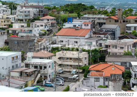 Scenery of Naha city seen from Azana east of Shuri Castle Scenery of Naha city seen from Azana east of Shuri Castle 69866527