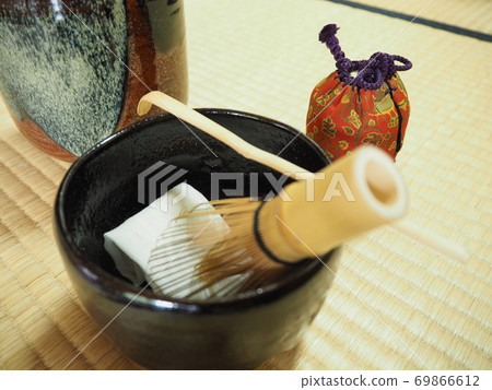 Urasenke dark tea utensils 69866612