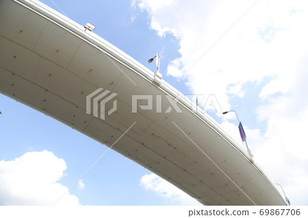 Rampway and blue sky Rampway and blue sky 69867706