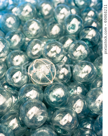 Floating ball object on Mashikohon Street in Haga-gun, Tochigi 69868211