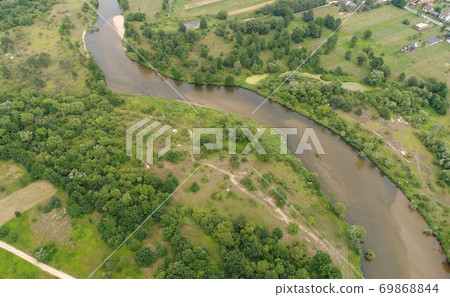 Aerial landscape 69868844