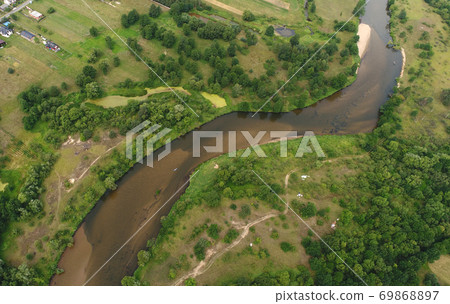 Aerial landscape 69868897