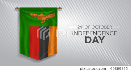Zambia independence day greeting card, banner, vector illustration Zambia independence day greeting card, banner, vector illustration 69869855