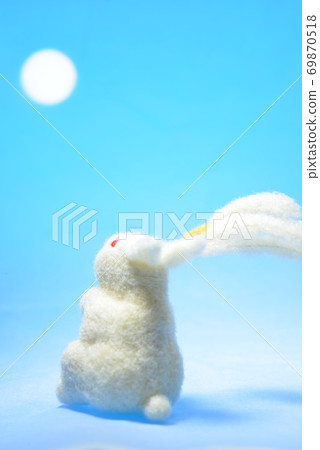 兔子用壽喜望著月亮 兔子用壽喜望著月亮 69870518