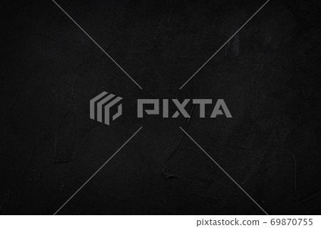Black concrete wall grunge texture background. 69870755