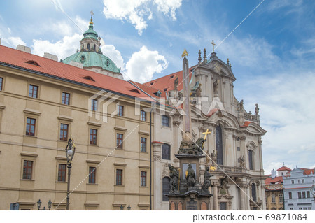beautiful old streets of Prague. 69871084