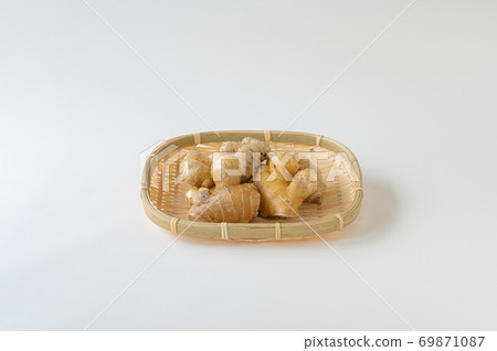 Ginger bamboo colander 69871087