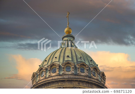 Kazan Cathedral in the city of St. Petersburg. Kazan Cathedral in the city of St. Petersburg. 69871120