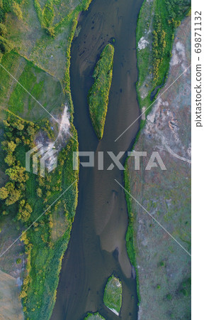 Aerial landscape 69871132