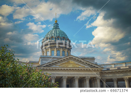 Kazan Cathedral in the city of St. Petersburg. Kazan Cathedral in the city of St. Petersburg. 69871374