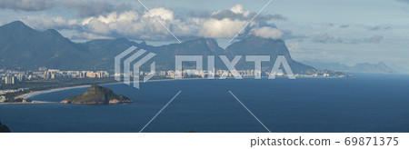 Aerial view of the city of Rio de Janeiro. Aerial view of the city of Rio de Janeiro. 69871375