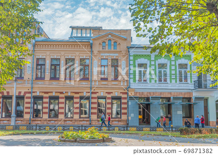 Vladikavkaz is a city in the foothills of the Caucasus Mountains. Vladikavkaz is a city in the foothills of the Caucasus Mountains. 69871382