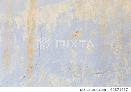 Peeling paint on the wall seamless texture. Peeling paint on the wall seamless texture. 69871417