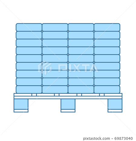 Icon Of Construction Pallet 69873040