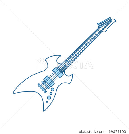 Electric Guitar Icon 69873100
