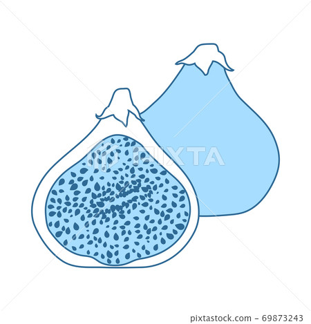 Icon Of Fig Fruit Icon Of Fig Fruit 69873243