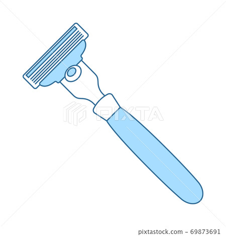 Safety Razor Icon 69873691