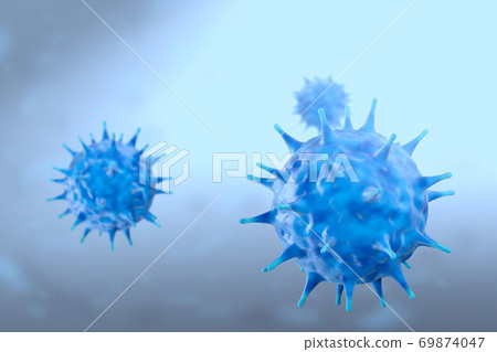 Virus background image with copy space Virus background image with copy space 69874047