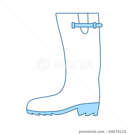 Rubber Boot Icon 69874228