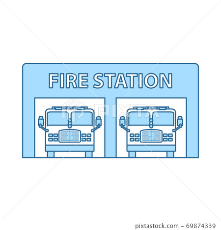 Fire Station Icon Fire Station Icon 69874339