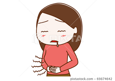 A woman who is hungry and weak A woman who is hungry and weak 69874642