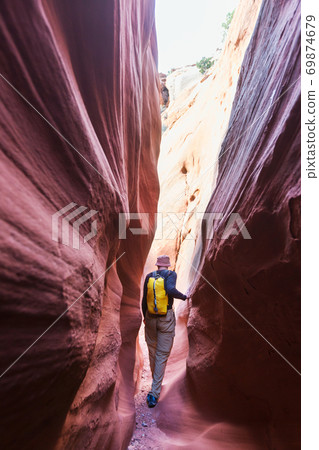 Slot canyon Slot canyon 69874679