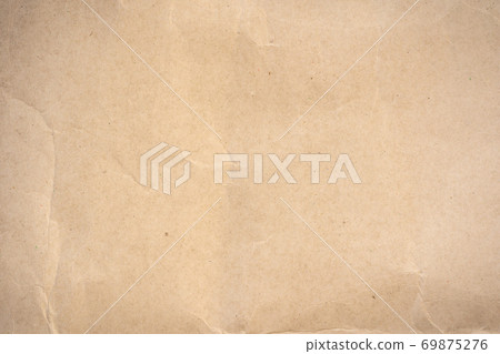 Close up crumpled brown paper texture and background Close up crumpled brown paper texture and background 69875276