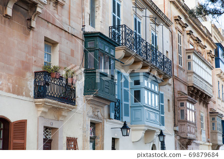 One of the residential houses in Valletta, Malta 69879684