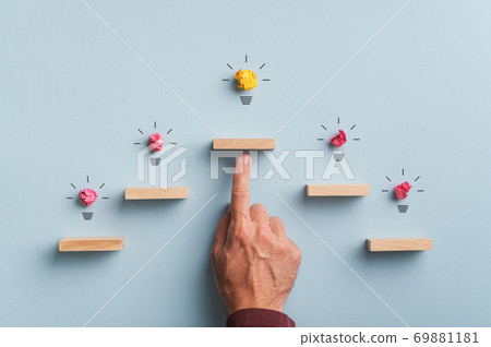 Conceptual image of innovation and development Conceptual image of innovation and development 69881181