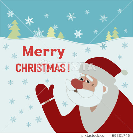 Merry Christmas card Merry Christmas card 69881746