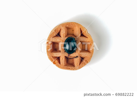 sugar cookies round close - up on a white background sugar cookies round close - up on a white background 69882222
