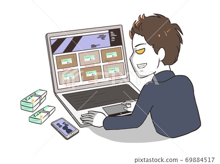 打算轉售票的男子的可疑面孔 69884517