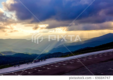 Evening view of the Mikae Pass Evening view of the Mikae Pass 69884747
