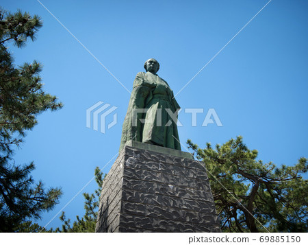 Statue of Ryoma Sakamoto, Katsurahama, Kochi City, Kochi Prefecture Statue of Ryoma Sakamoto, Katsurahama, Kochi City, Kochi Prefecture 69885150