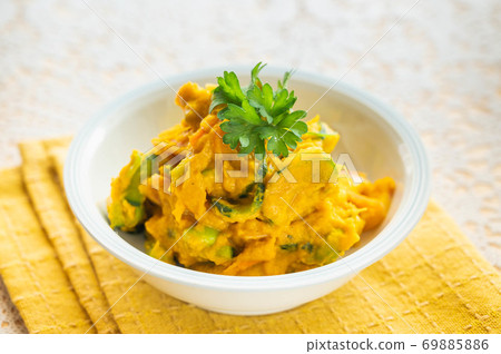 Pumpkin salad 69885886