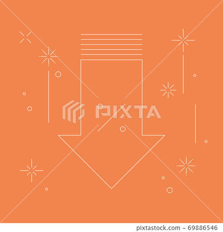 簡單的購物矢量插圖折扣 69886546