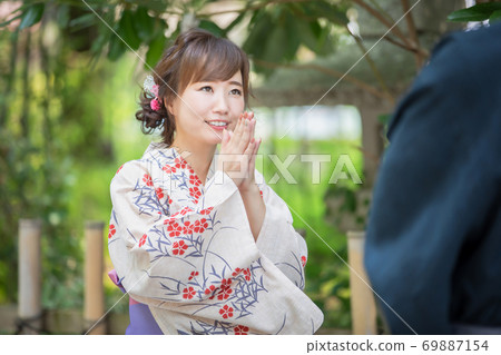 浴衣的男人和女人 浴衣的男人和女人 69887154