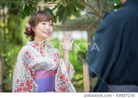 浴衣的男人和女人 浴衣的男人和女人 69887156