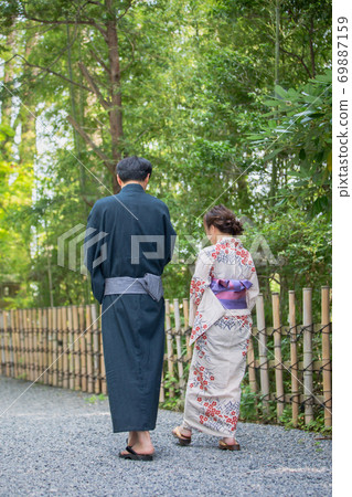 浴衣的男人和女人 浴衣的男人和女人 69887159