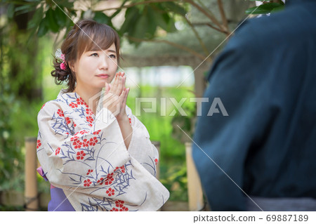 浴衣的男人和女人 浴衣的男人和女人 69887189