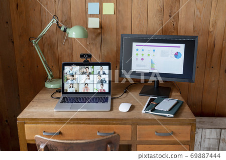 家庭作業遠程辦公學習圖像 69887444