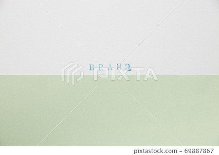 Image material BRAND Horizon green paper background Image material BRAND Horizon green paper background 69887867