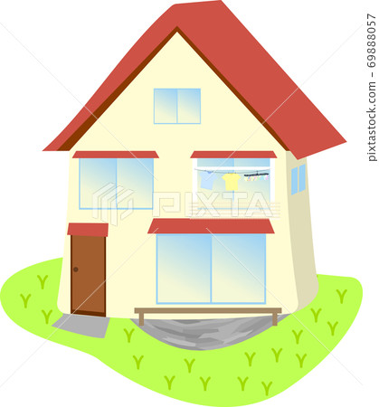 Simple home illustration Simple home illustration 69888057