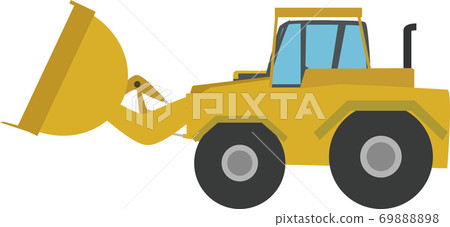 Illustration of a simple bulldozer 69888898